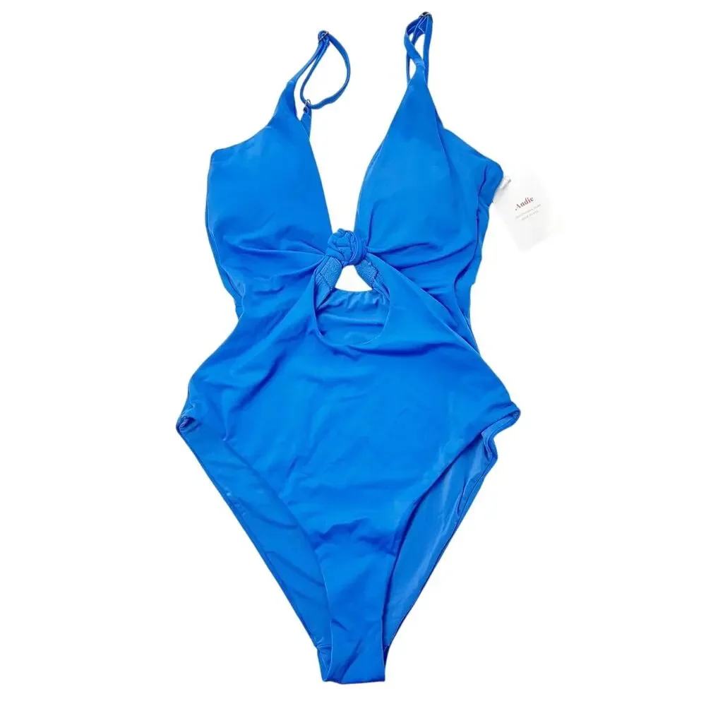 Andie Swim the Santorini One Piece in Horizon Blue S NWT